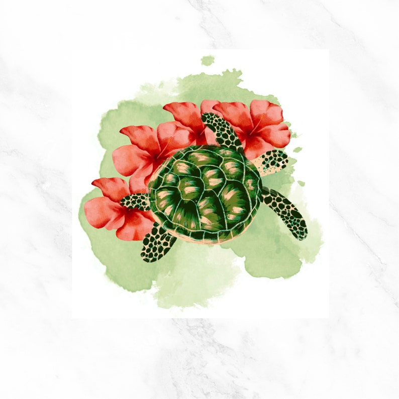 Sea Turtles SVG Tropical SVG Sea Turtle Images Instant Download