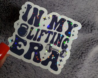 Gym sticker In my lifting era Sticker workout sticker weightlifting sticker fitness sticker Crossfit sticker Gym Gifts gym girl gifts