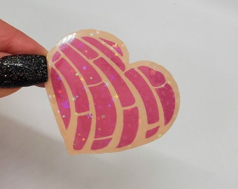 Concha sticker Latina sticker Conchita sticker Pink Latin sticker Cute Latin sticker pink heart sticker Gift for Latina Pan dulce sticker
