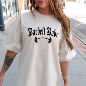 Fitness Shirt Barbell Babe shirt Workout Shirt for women Muscle Mommy shirt Weightlifting T-shirt Gym shirt Lift like a girl Gym lover gift