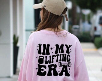 In my Lifting Era shirt Pump cover Workout shirt Gym girl gifts Gym gifts Fitness shirt Pink doll shirt barbell babe gym shirt gym lover