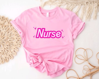 Nurse shirt Pink nurse shirt This babe is a nurse shirt Nurse Gift Ideas Gifts for nurse Er Nurse shirt Custom pink shirt Custom nurse shirt