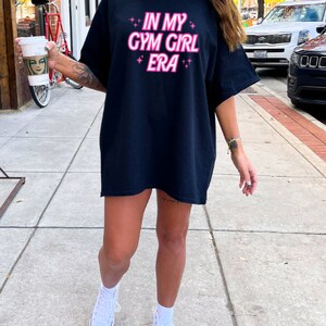 In my Gym Girl Era shirt Pump cover Workout shirt Gym girl gifts Gym gifts Fitness shirt Pink doll shirt barbell babe gym shirt gym lover image 2