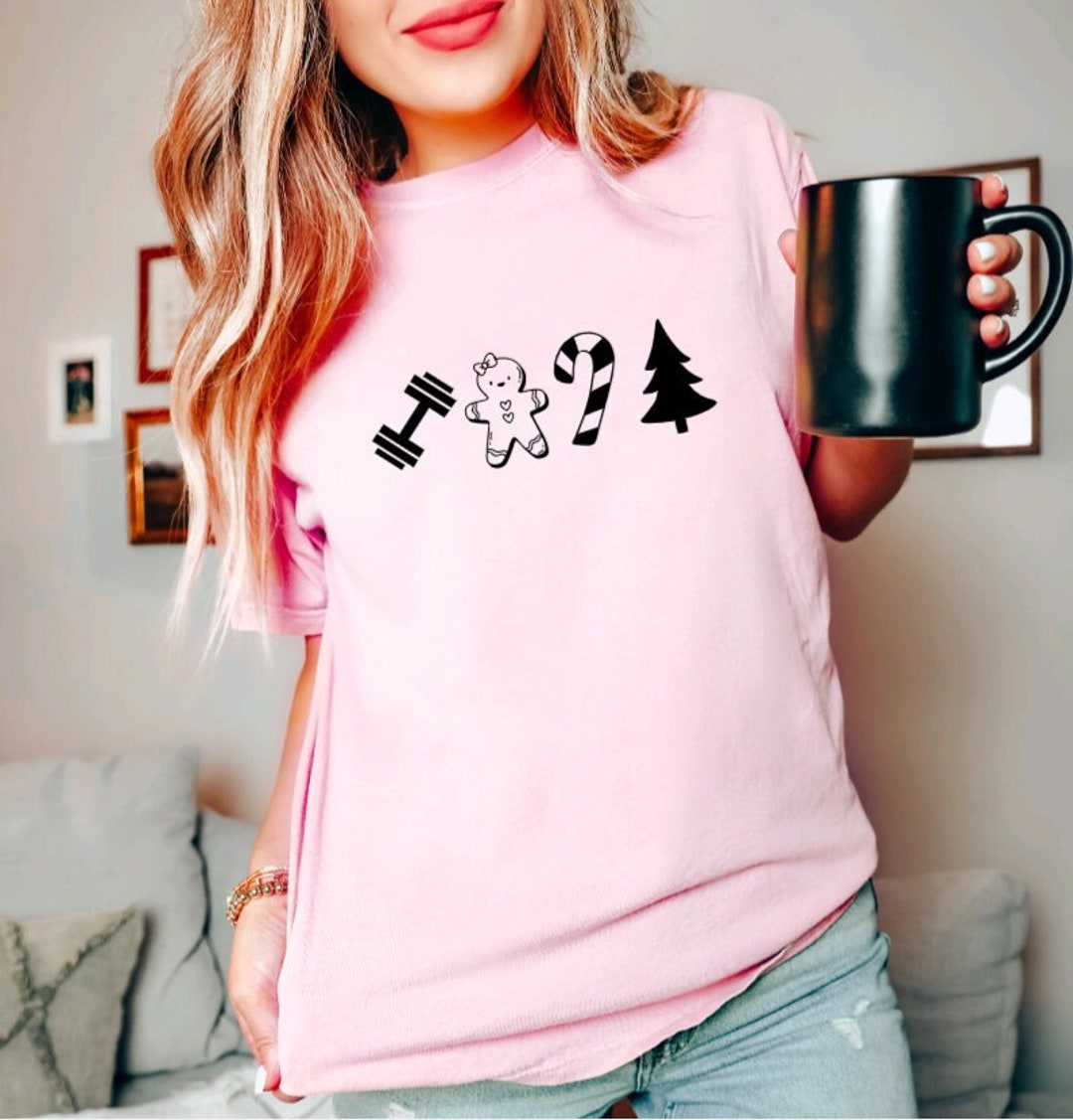 Merry Christmas Shirt Christmas Gym Shirt Gingerbread Shirt Gym Lover
