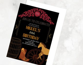 Western Cowboy Digital Invitation Template