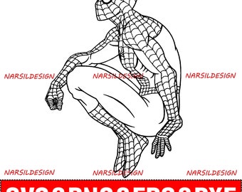 Spiderman SVG Cut Files: Cricut Silhouette Clipart