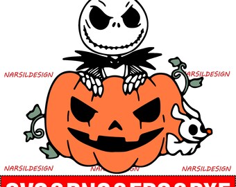 Nightmare Halloween SVG, Jack Skellington & Friends (png, dxf, eps)