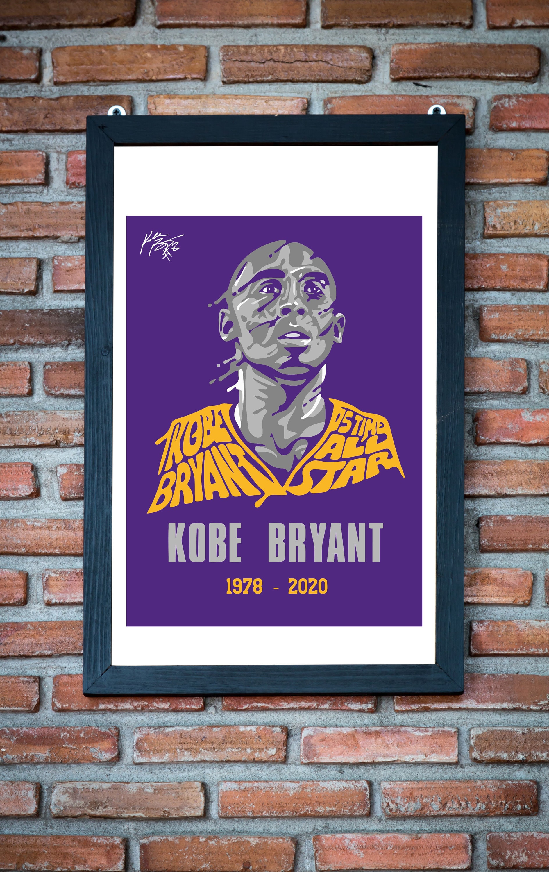 Kobe Bryant SVG PNG Bundle: Basketball Star Graphics - Etsy