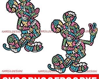 Mickey Mouse SVG y PNG: Diseño de cumpleaños listo para Cricut