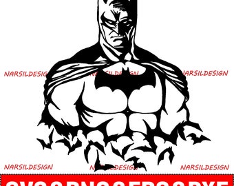 Bat SVG Cut File: Vector Print, T-shirt Sublimation (Digital Download)