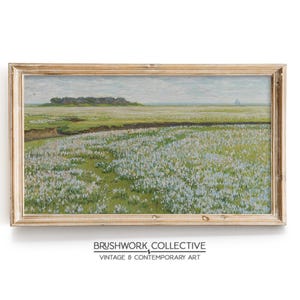 Summer Meadow Painting | Vintage Landscape Print | Digital Printable Download | 1LSPVM
