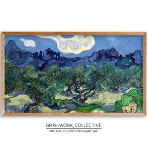 Samsung Frame TV Art | Olive Trees Art | Olive Tree Impressionist Wall Art | Digital Download | 179LSVTM