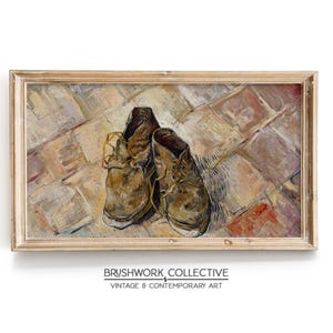 Still Life Shoes Painting | Moody Shoes Print | Digital Printable Download | 146LSPVM