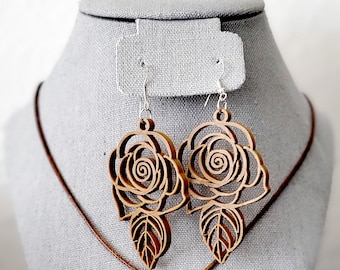 Rose Spiral Floral Earring | 3D Printed Earrings | Handmade Earrings | Gift for her | Handmade Jewelry | Mother's day gift | Gift for mom