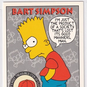 Bart Simpson 93 Skybox series