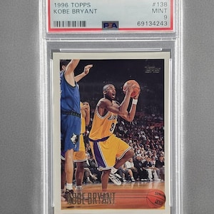 1996-97 Topps Kobe Bryant #138 (RC) SGC 7.5 - Etsy 日本