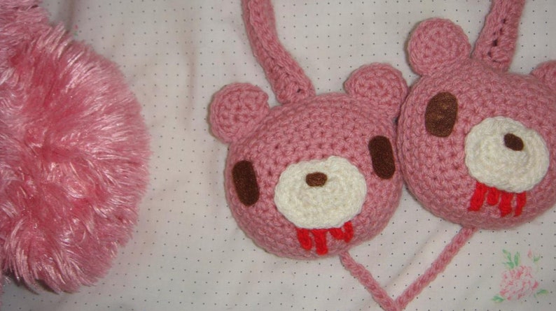 Gloomy Bear Earmuffs Pattern Etsy