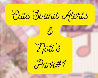 Paquete de alertas de sonido para streamers, Vtubers y PNGtubers