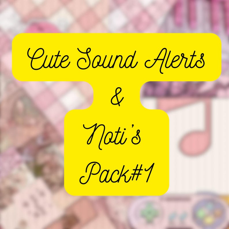 Cute Sound Alarme Pack für Streamer, Vtuber, Pngtubers Bild 1