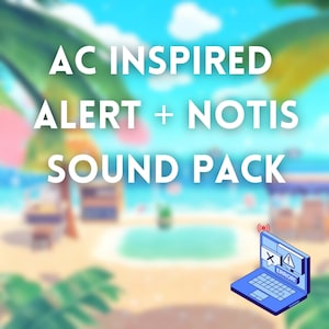 Twitch sound alerts for streamer, vtuber, pngtuber | AC Inspired sound pack #1