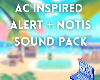 Alertas de sonido de Twitch para streamers, vtubers y pngtubers / Paquete de sonido inspirado en AC n.° 1