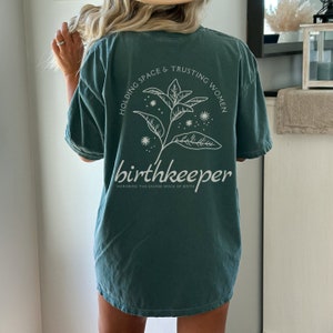 Birthkeeper Comfort Colors T-Shirt Gift for Doula Gift for Midwife