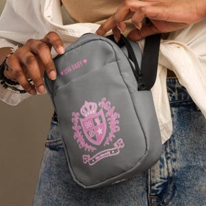 Sac à main Diva University PurseY2K pour fille - Mini sac rose ajustable, sac à bandoulière pour ados, sac de festival, cadeaux esthétiques mignons