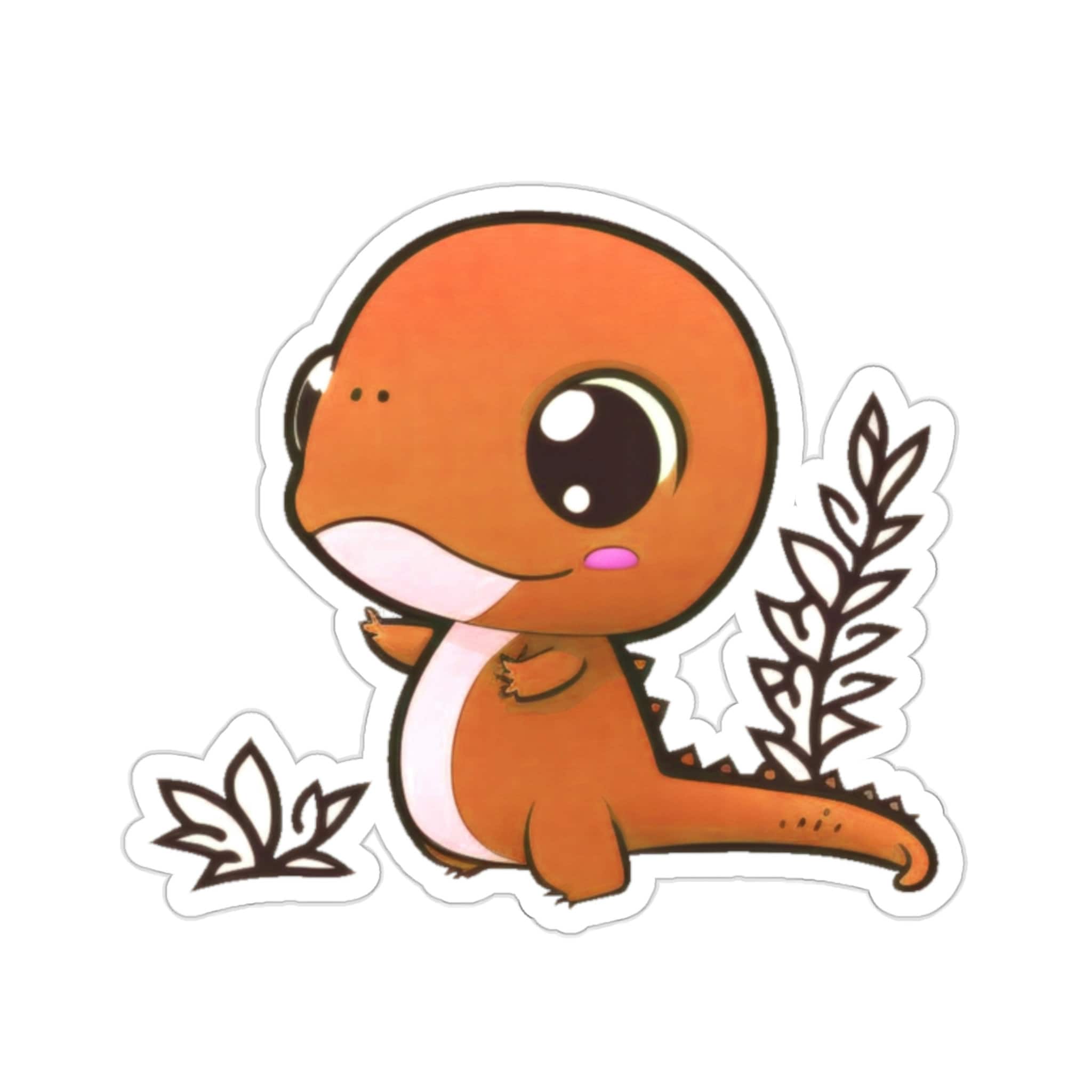 Cute Chibi Lizard Sticker - Etsy