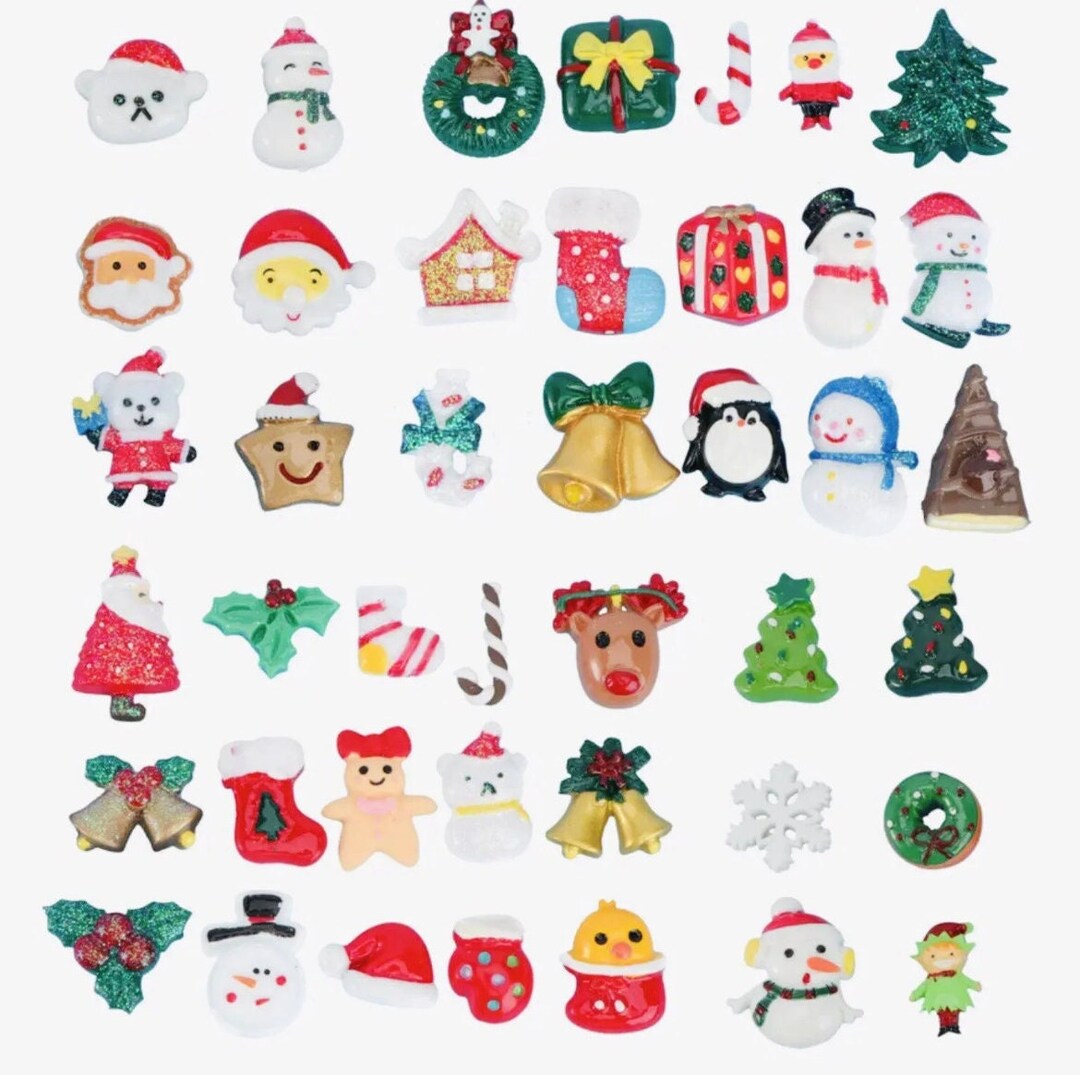 20pc 3D Christmas Fridge Magnets Handmade Mixed Lot - Etsy