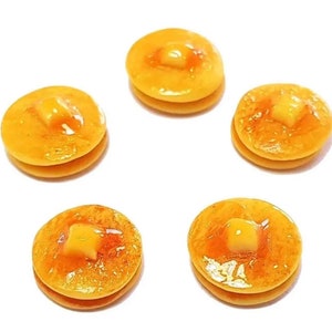5pc Miniature Pancakes w/ Butter Double Short Stacks w/ Syrup Lot 1;6-1;12 Scale
