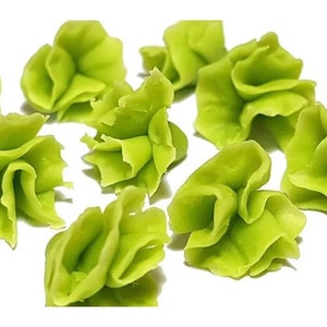 5pc Miniature Green Lettuce Open Lot 1;6-1;12 Scale