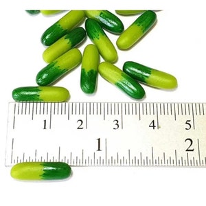 6pc Miniature Cucumbers Lot 1;6-1;12 Scale