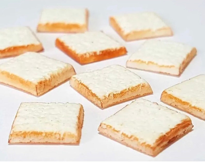 5pc Miniature White Bread Loaf Slices 16-112 Scale image 4