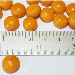 5 pc Miniature Plain Smooth Top Round Bun Lot 1;6-1;12 Scale