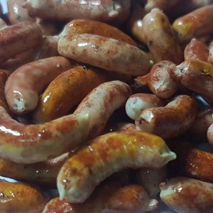 5pc Miniature Bratwurst Sausage Links Lot 1;6-1;12 Scale