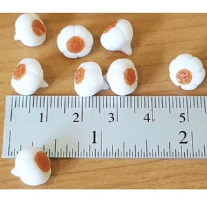 5pc Miniature Garlic Onions White Lot 1;6-1;12 Scale