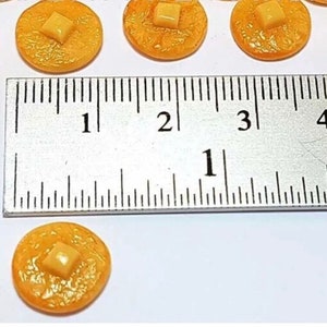 6pc Miniature Pancakes w/ Butter Lot 1;6-1;12 Scale