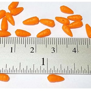 10pc Miniature Baby Carrots Lot 1;6-1;12 Scale