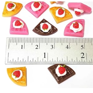 6pc Miniature 1/4 Round Waffle Mix Lot 1;6-1;12 Scale