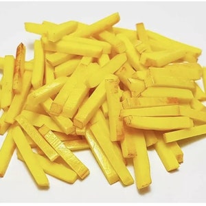 12pc Miniature Golden French Fries Lot 1;6-1;12 Scale
