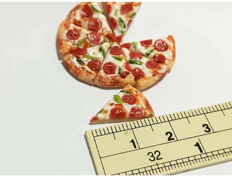 8pc Miniature Hawaiian Pizza Pie Slices Lot 1;6-1;12 Scale - Etsy