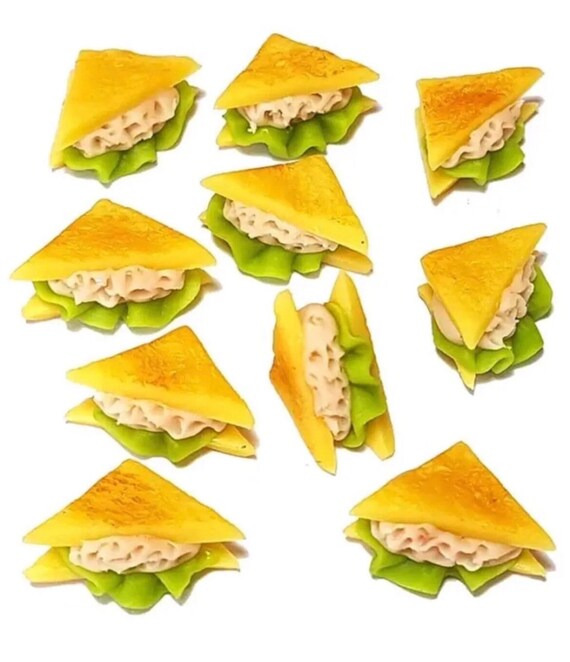 ミニチュア トーストツナサンドイッチ 5個セット 1/6～1/12スケール