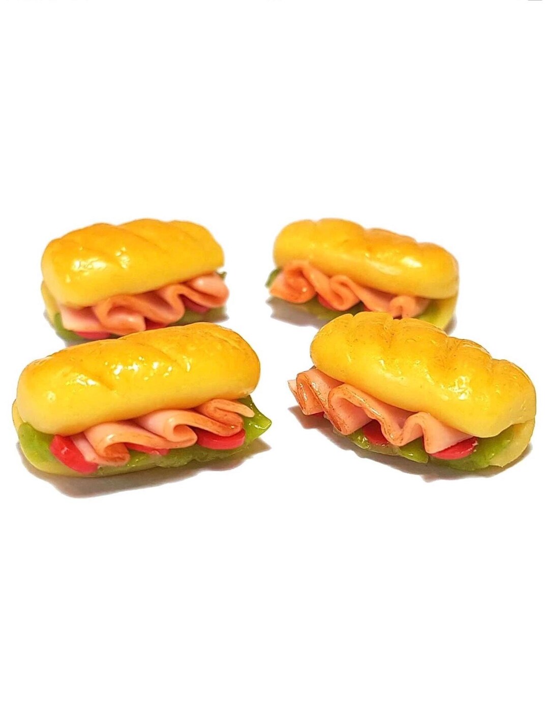 4pc Miniature Ham Sub Sandwich Lot 1;6-1;12 Scale - Etsy