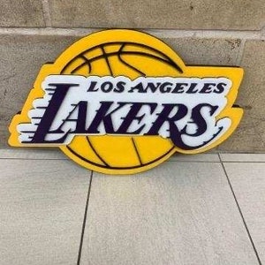 Los Angeles Lakers MAN CAVE Authentic Street Sign – Palm Beach