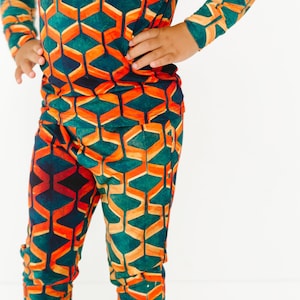 Bamboo Two-Piece Pajama- Copperline | Copper Pajamas | Bamboo Toddler Pajamas | Two-Piece Children&#39;s Pajama Set | Desert Vibes