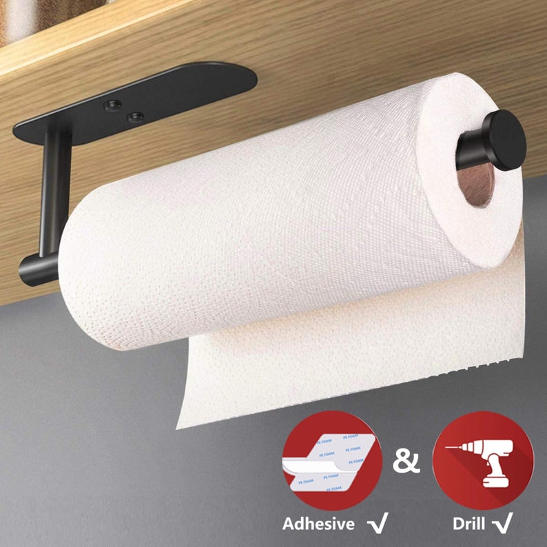 Wall Mount Paper Towel Holder, Kitchen for Paper Towel Holder, Paper Towel Holder Countertop