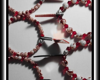Halloween Blood Spatter Bracelet