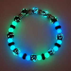Glow in the Dark Bracelet, Glow in the Dark Jewelry, Shamballa Bracelet,  Gift Idea, Mens Bracelet, Womens Bracelet, Glowing Bracelet 