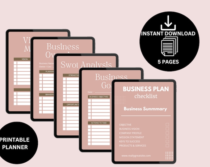 business planner,Business Planner Small Business Digital Planner Business Plan Printable Planner Business Plan Business Guide