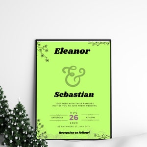 green wedding invitation,Watercolor Flowers,wedding template,Invitation Template,Wedding Clipart,Bridal Shower,Floral Clipart,Watercolor
